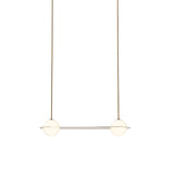 Laurent 03 Suspension Lamp: Brass + Brass