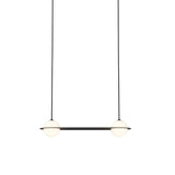 Laurent 03 Suspension Lamp: Textured Black + Black