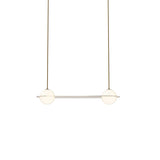 Laurent 03 Suspension Lamp: Brass + Brass