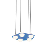 Laurent 04 Suspension Lamp: Blue + Black