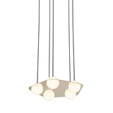 Laurent 04 Suspension Lamp: Brass + Black