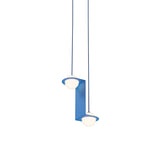 Laurent 05 Suspension Lamp: Blue + Black