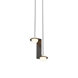 Laurent 05 Suspension Lamp: Black + Black