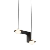 Laurent 06 Suspension Lamp: Black + Black