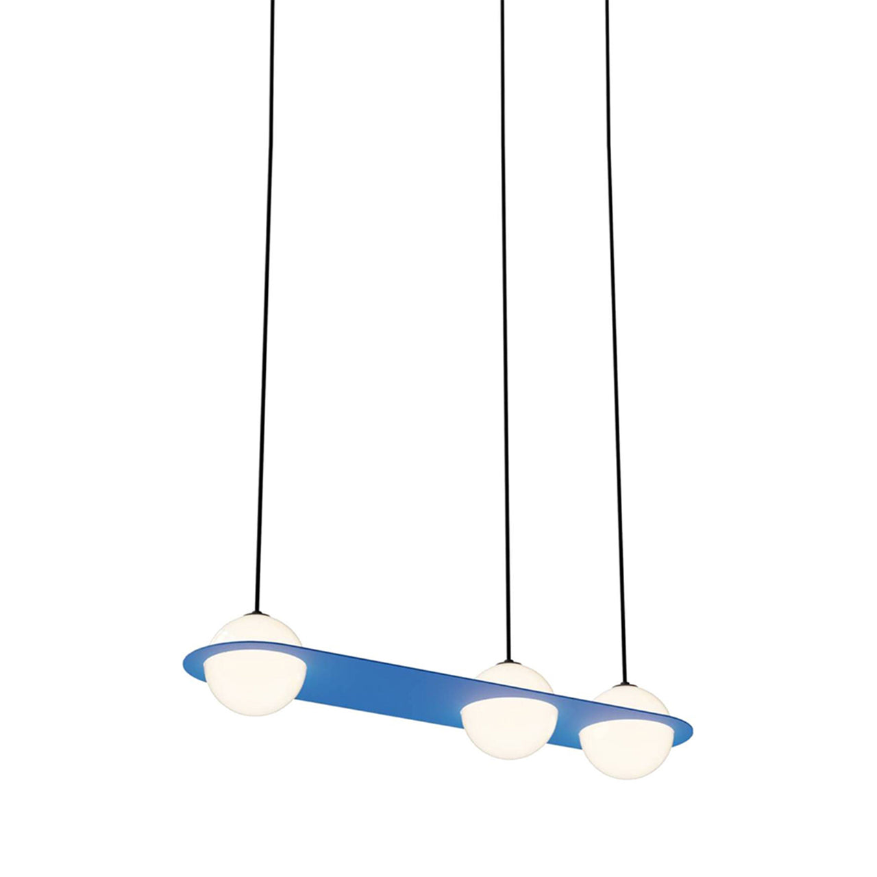 Laurent 07 Suspension Lamp: Blue + Black