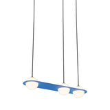 Laurent 07 Suspension Lamp: Blue + Black