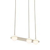 Laurent 07 Suspension Lamp: Brass + Brass