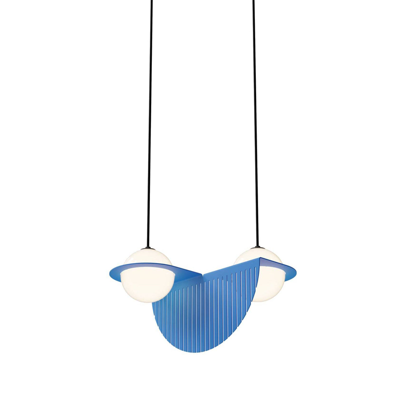 Laurent 09 Suspension Lamp: Blue + Black