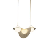 Laurent 09 Suspension Lamp: Brass + Brass
