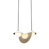 Laurent 09 Suspension Lamp: Brass + Black