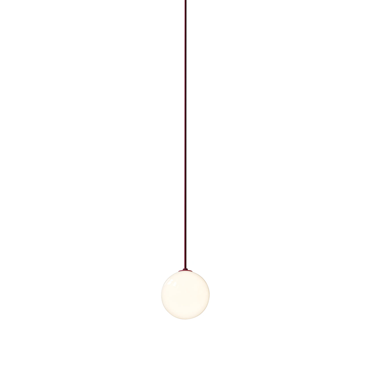 Laurent 10 Pendant: Textured Burgundy + Burgundy