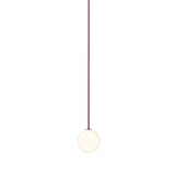 Laurent 10 Pendant: Textured Burgundy + Burgundy
