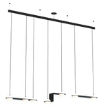 Laurent 14 Suspension Lamp: Black + Black