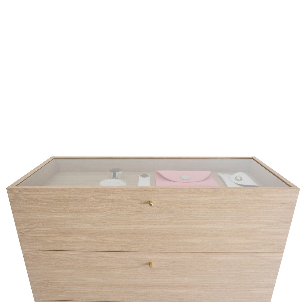 Luc 100 Drawer: Glass Top