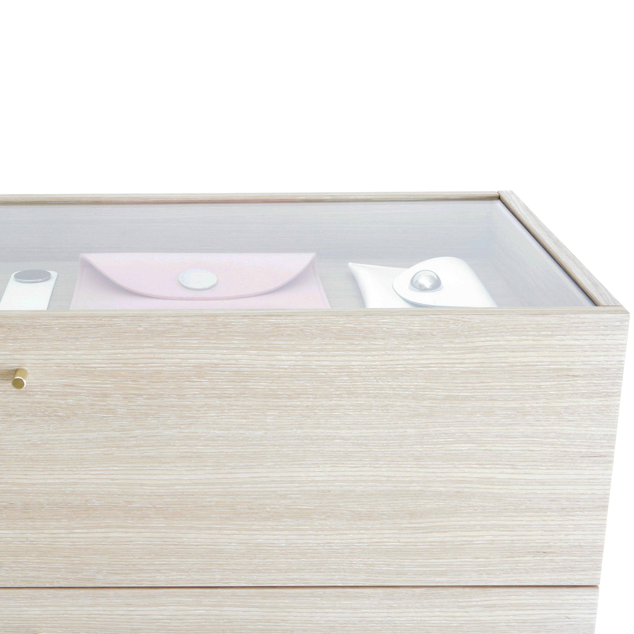 Luc 100 Drawer: Glass Top