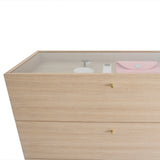 Luc 100 Drawer: Glass Top