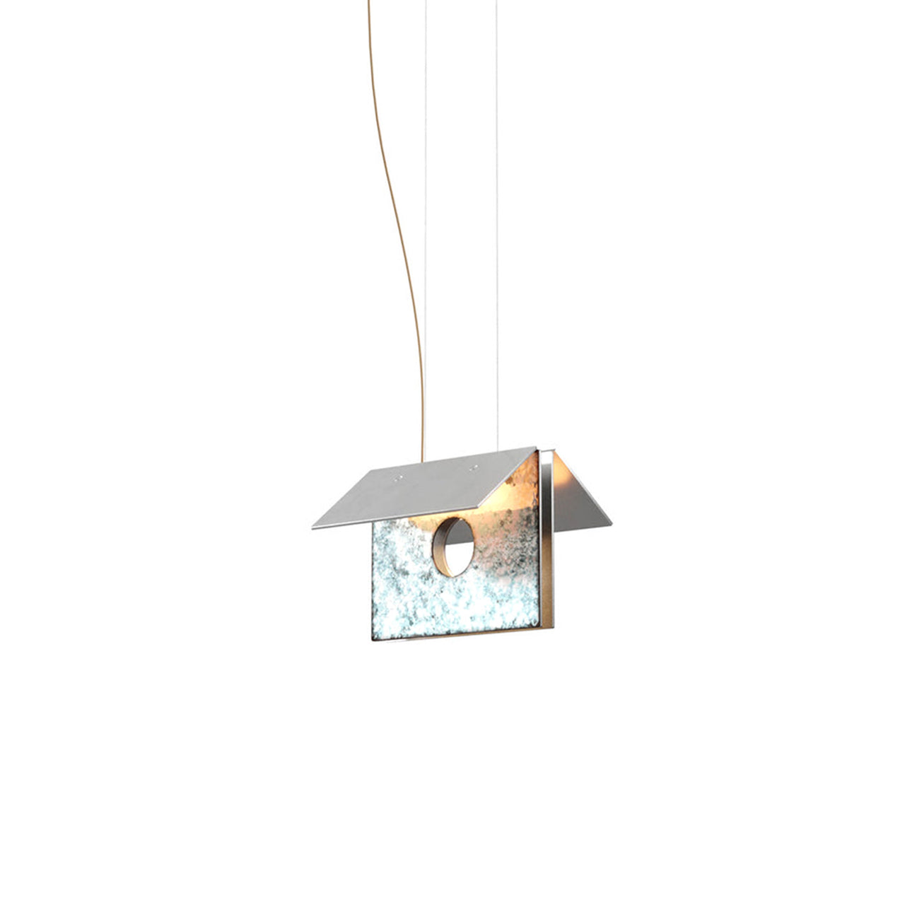 Bolda Atelier 01A Suspension Lamp: Titanium White