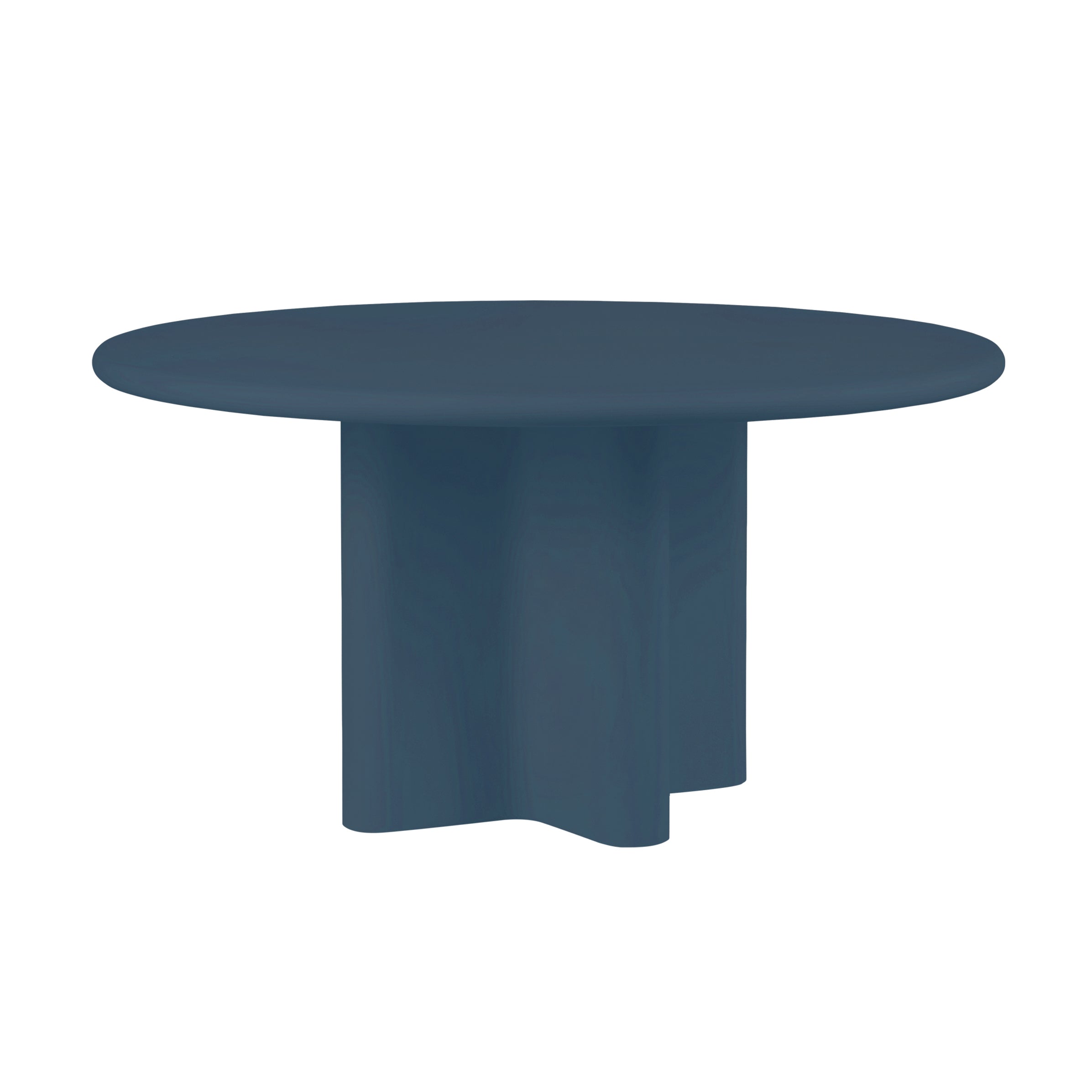 Bonbon Round Dining Table: Medium + Lacquered Byzantium