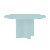 Bonbon Round Dining Table: Medium + Lacquered Cloud