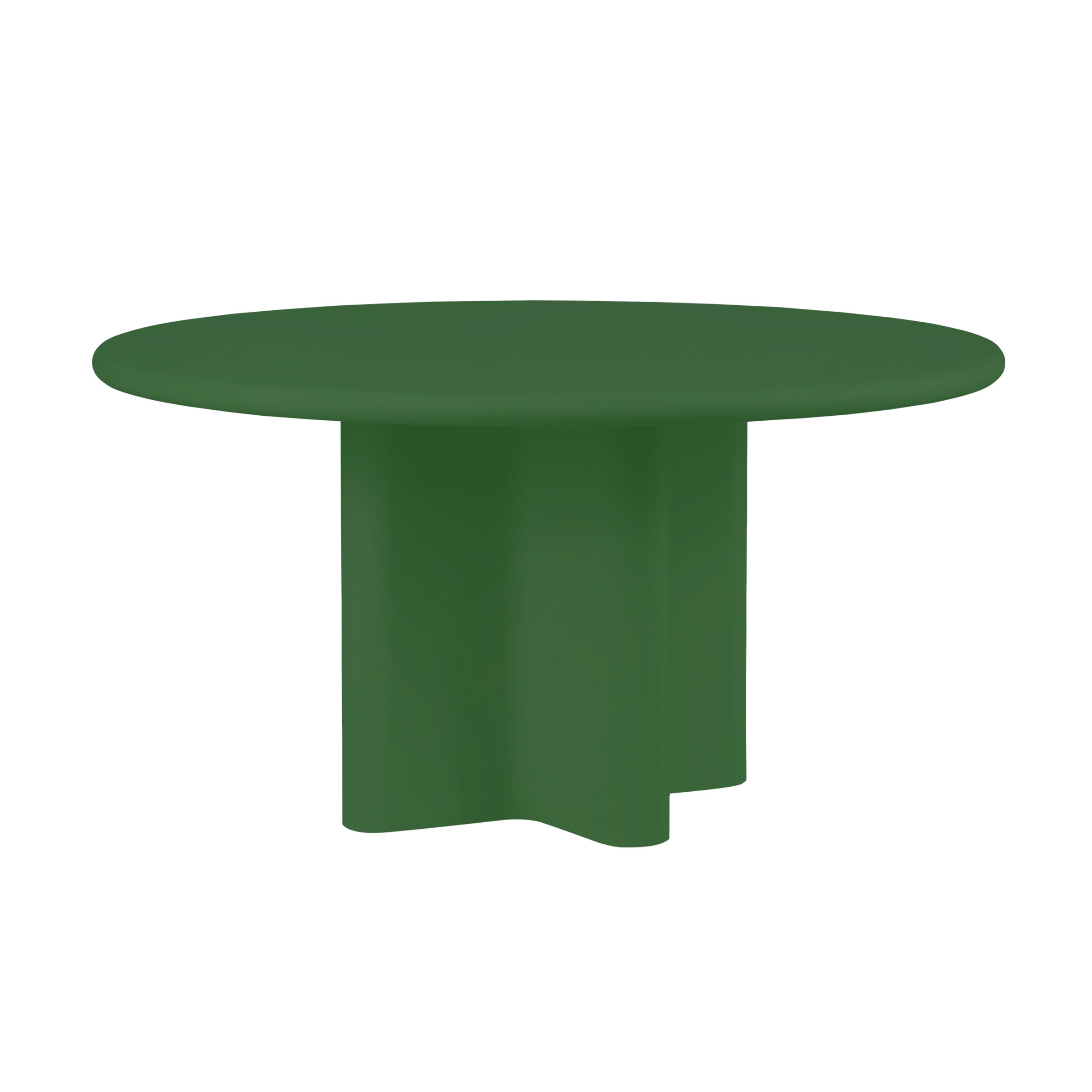 Bonbon Round Dining Table: Medium + Lacquered Pine