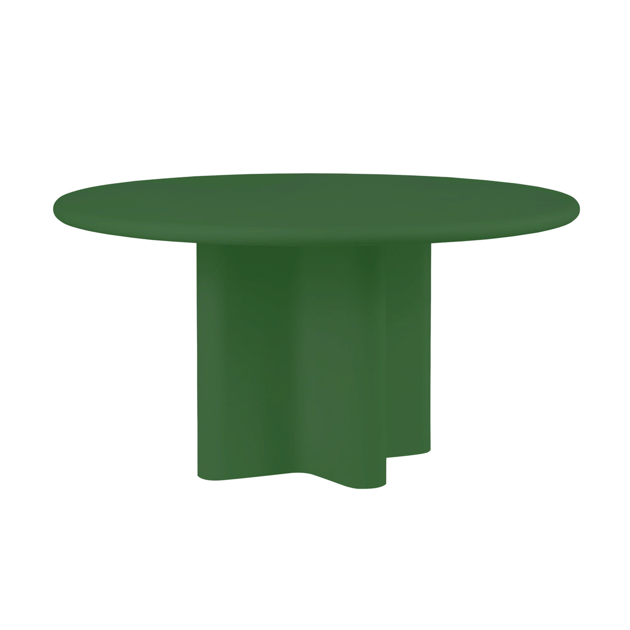 Bonbon Round Dining Table: Medium + Lacquered Pine