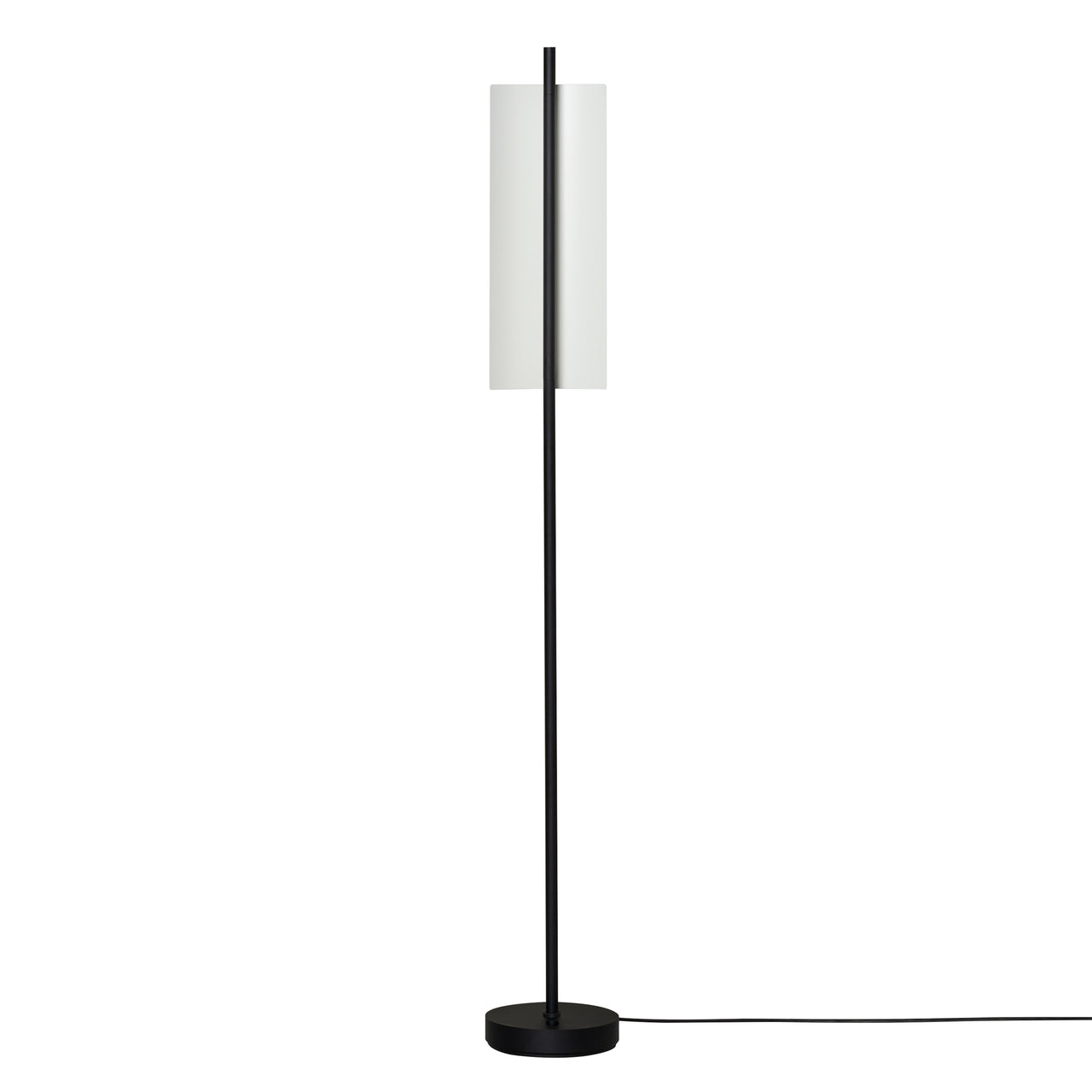 Lámina 45 Floor Lamp: White Grey