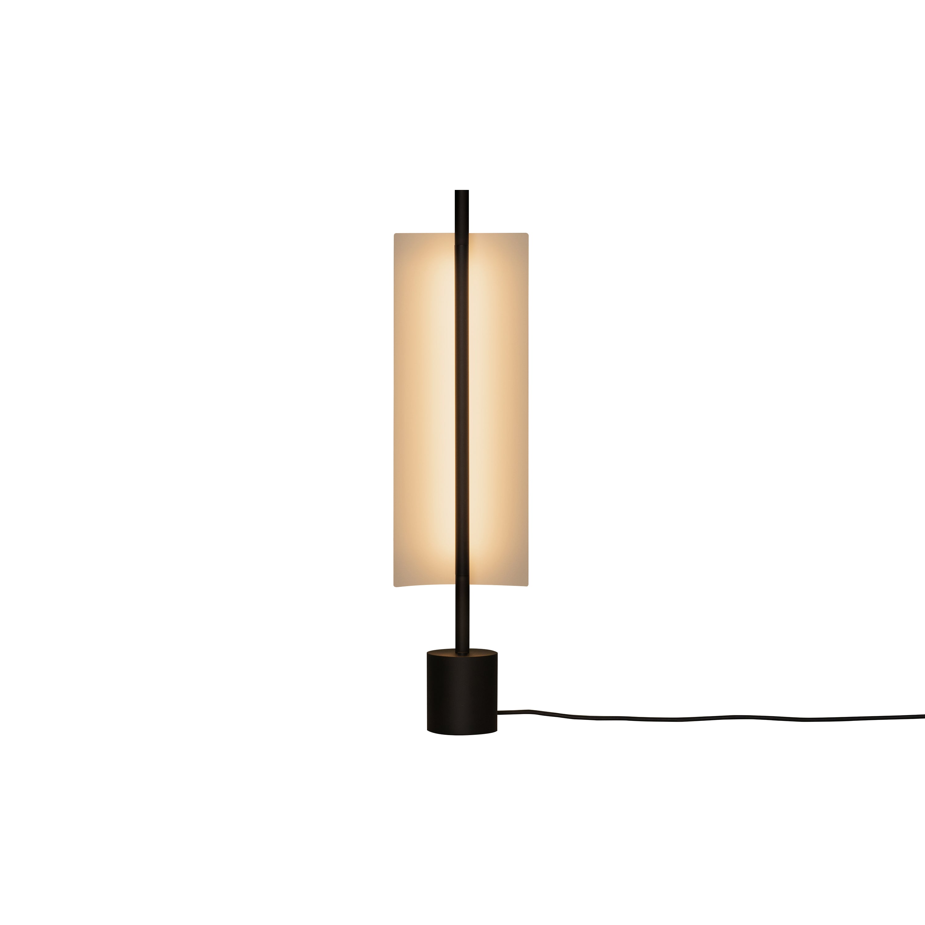 Lámina 45 Table Lamp: White Grey
