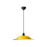 Lampiatta Pendant: Yellow + Black + Large - 19.7