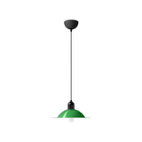 Lampiatta Pendant: Green + Black + Small - 11.1