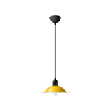 Lampiatta Pendant: Yellow + Black + Small - 11.1