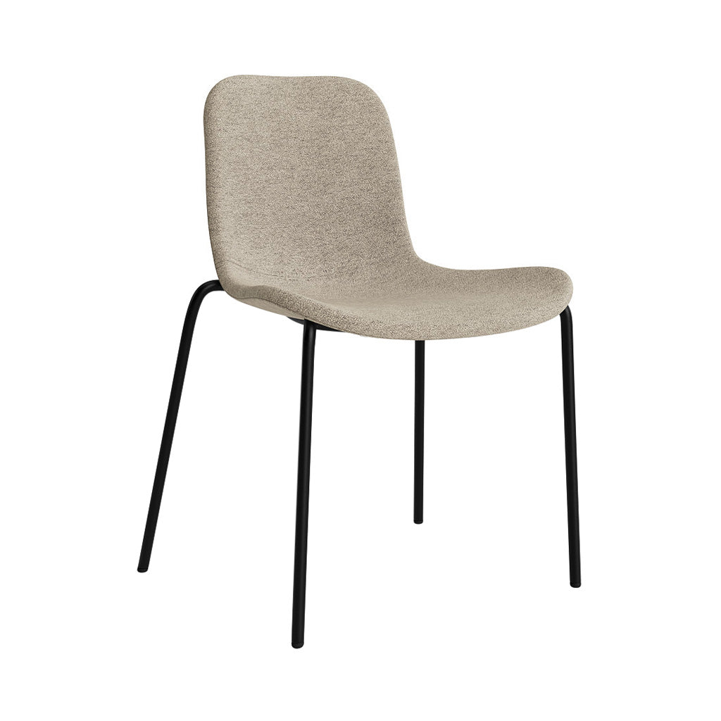 Langue Chair: Upholstered + Black