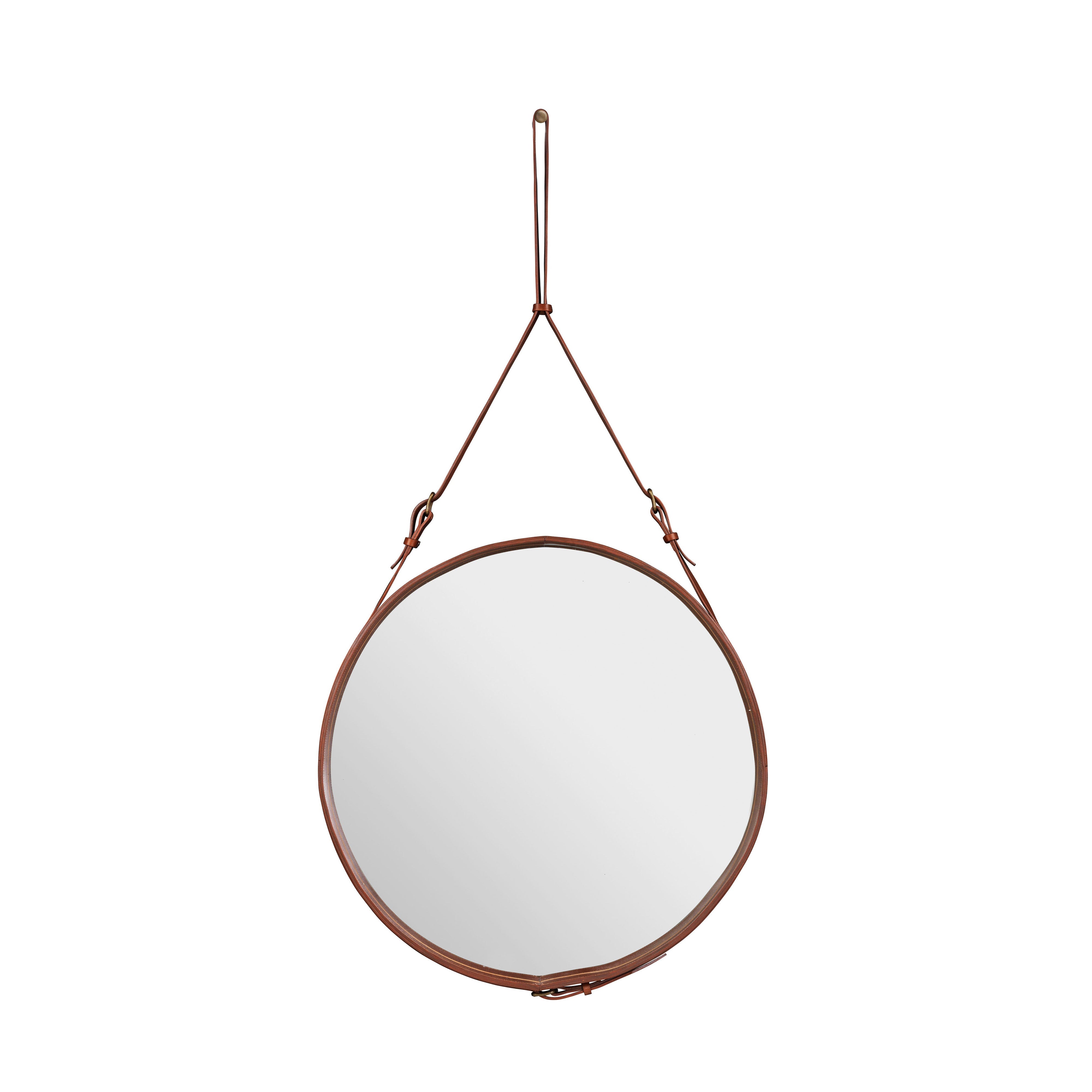 Adnet Circular Wall Mirror: Large - 27.6