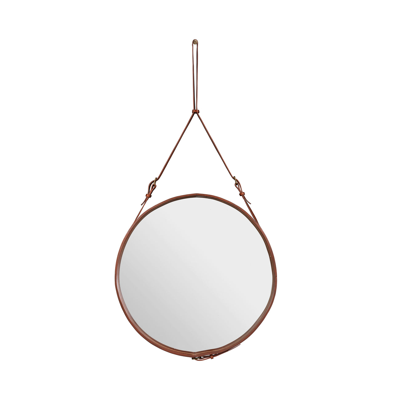 Adnet Circular Wall Mirror: Large - 27.6