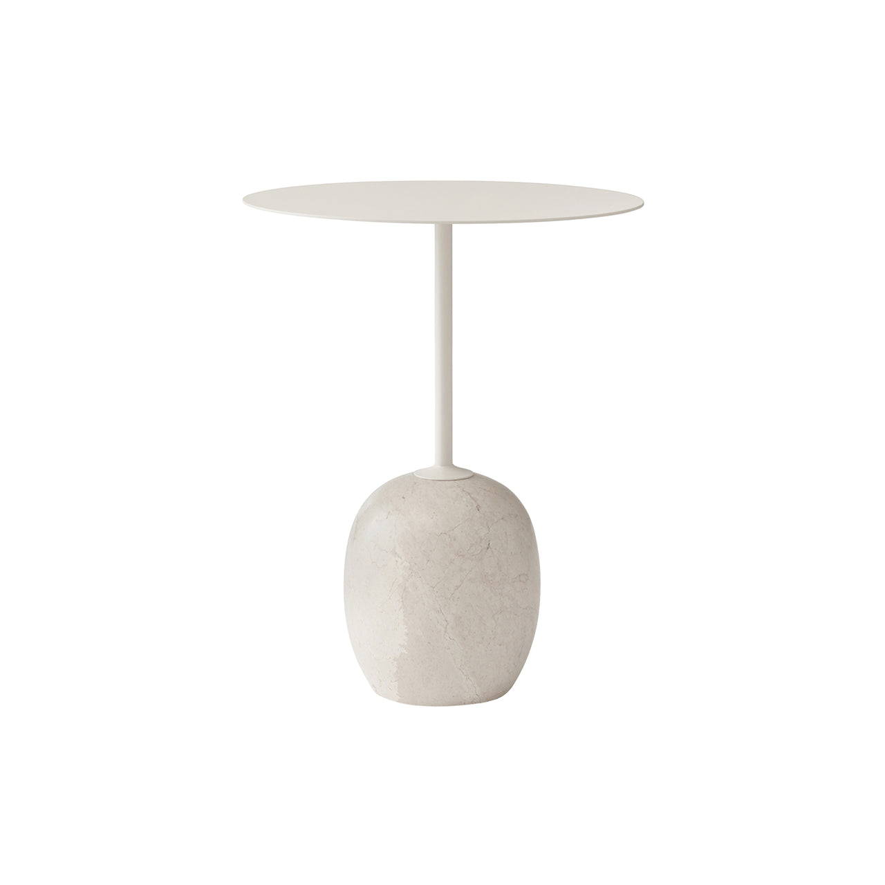 Lato Table LN8: Ivory White + Crema Diva Marble