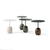 Lato Table LN9: Ivory White + Crema Diva Marble + Deep Green + Verde Alpi Marble + Warm Black + Emparador Marble