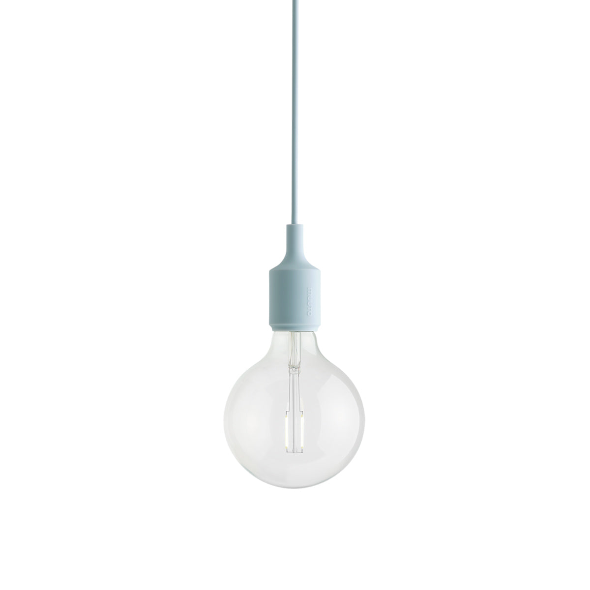 E27 Pendant Lamp: Light Blue