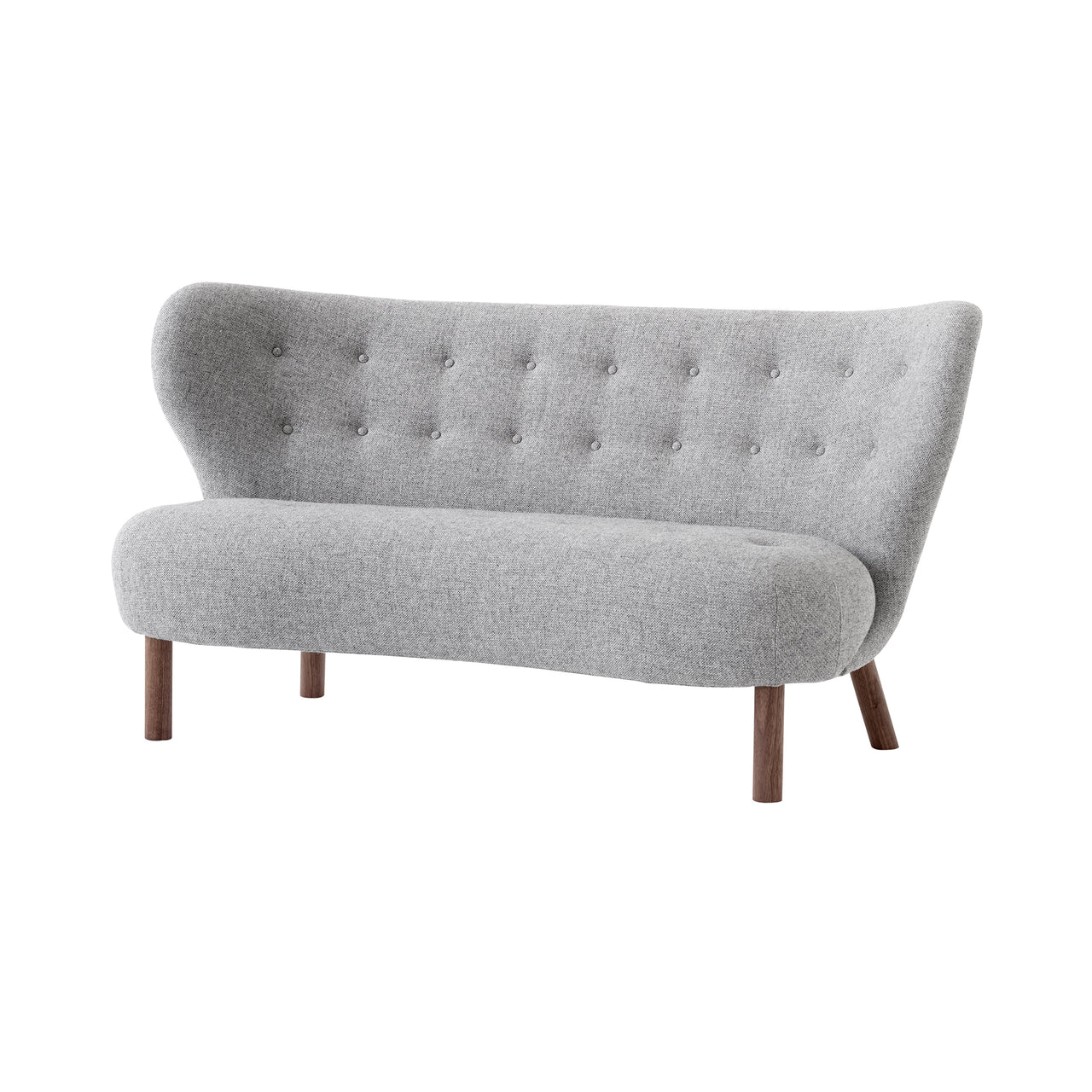 Little Petra Sofa: VB2 + Oiled Walnut