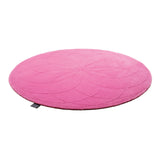 Lotus Round Rug: Large + Light Fuchsia