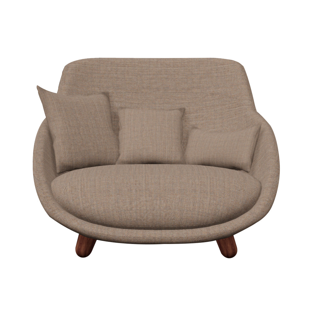 Love Sofa: Highback + Cinnamon Stained