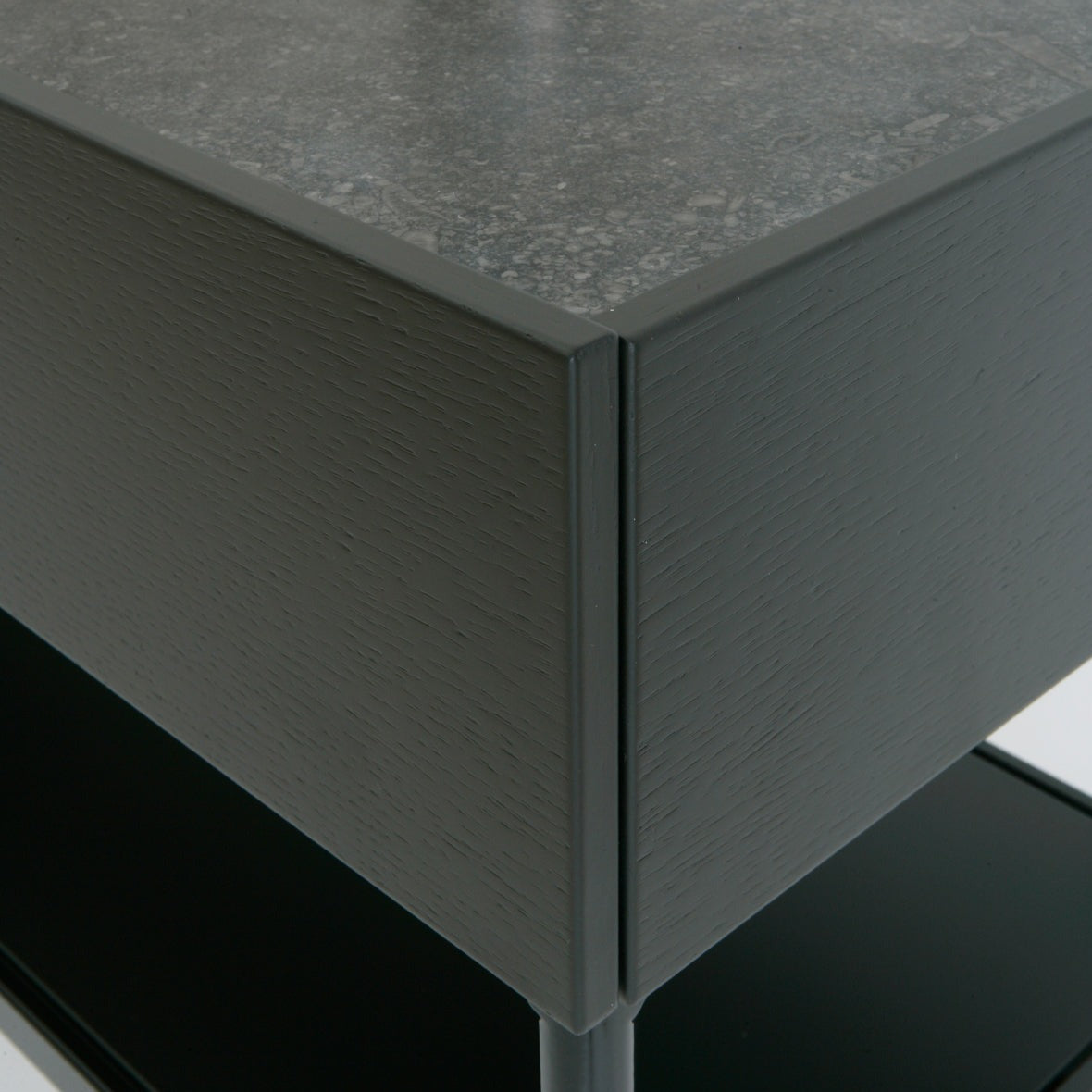 Luc Console 100 Oak: Marble Top