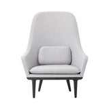 Lunar Highback Lounge Chair: Grey Oak