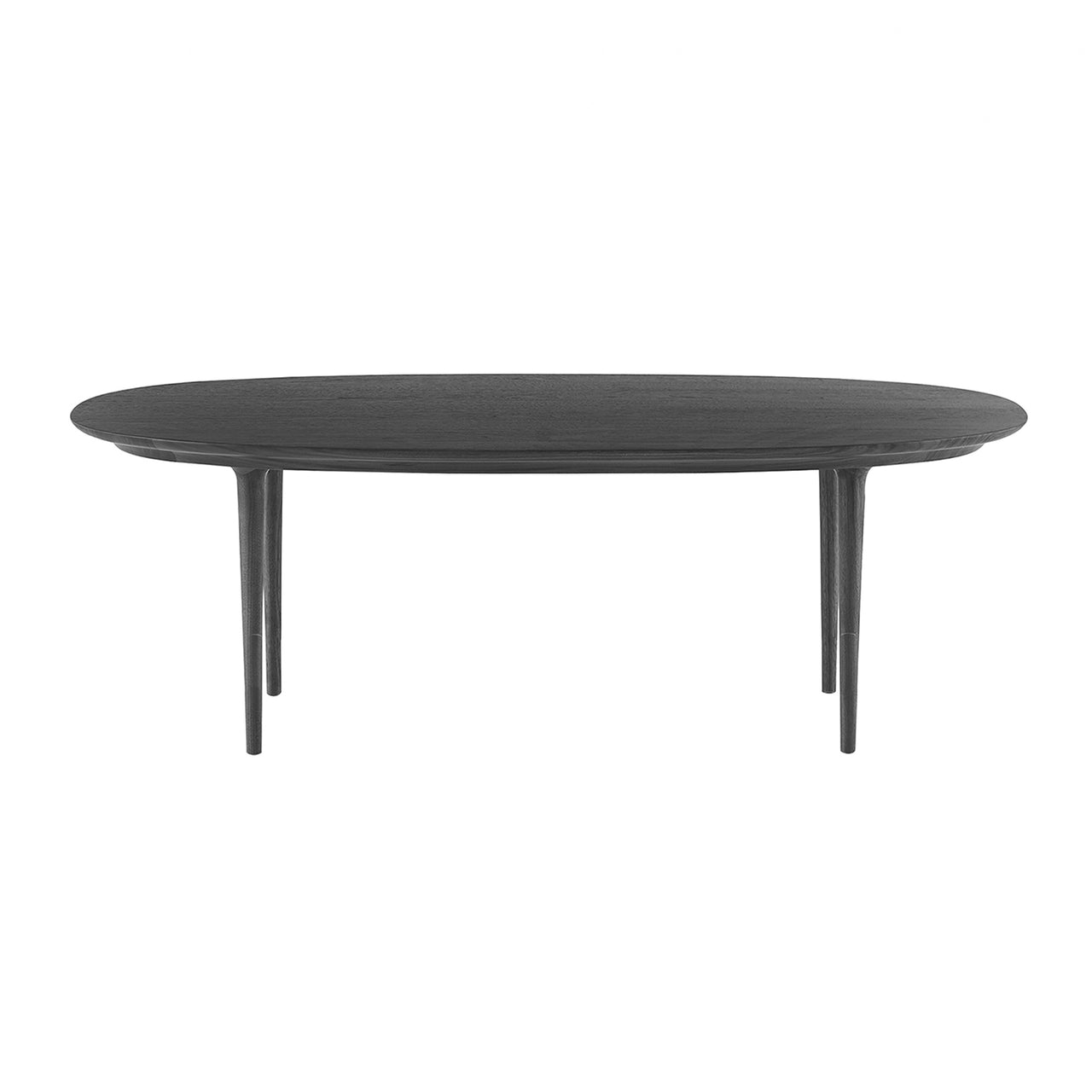 Lunar Coffee Table: Rectangle + Onyx Oak