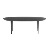 Lunar Coffee Table: Rectangle + Onyx Oak