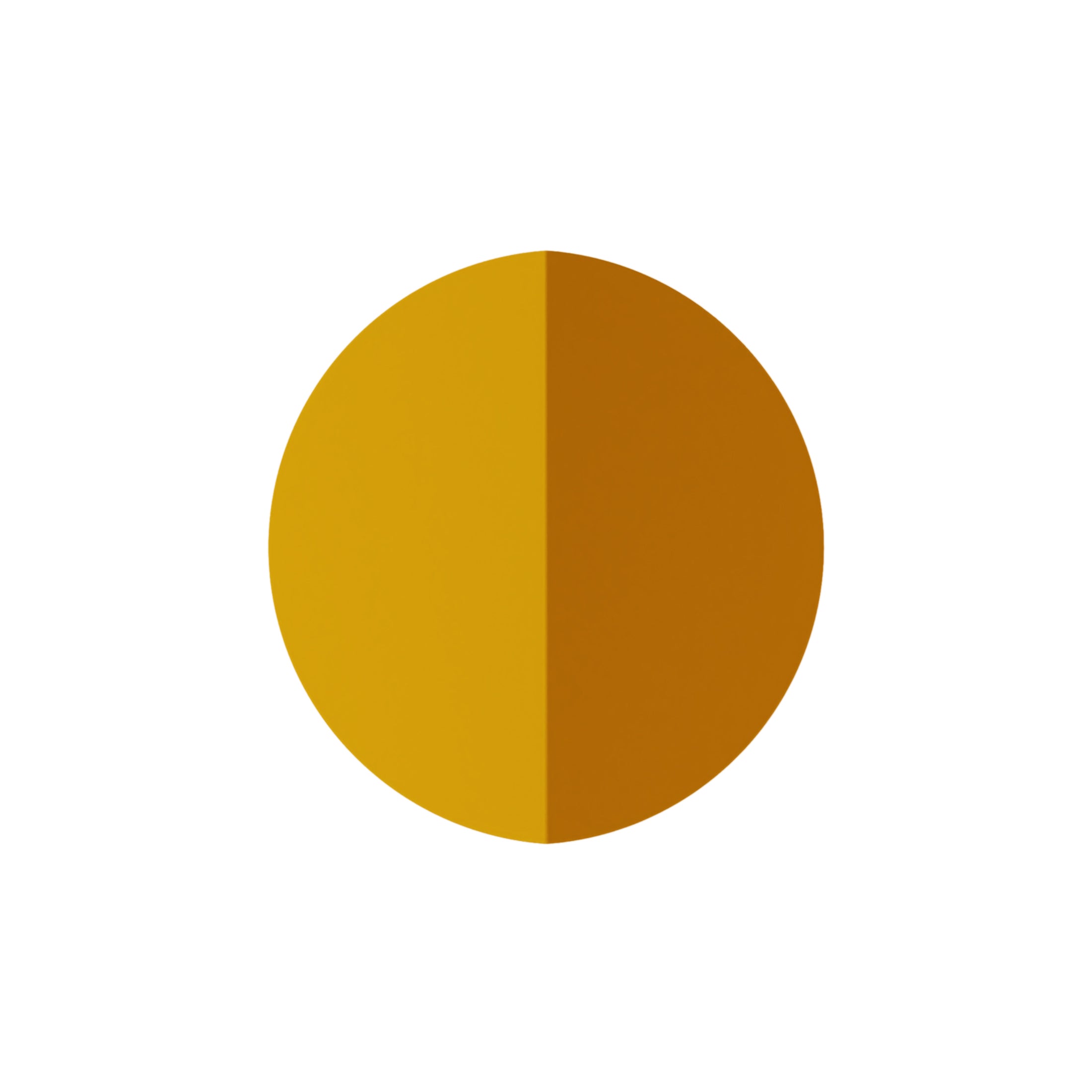 Lune Wall Sconce: Mustard