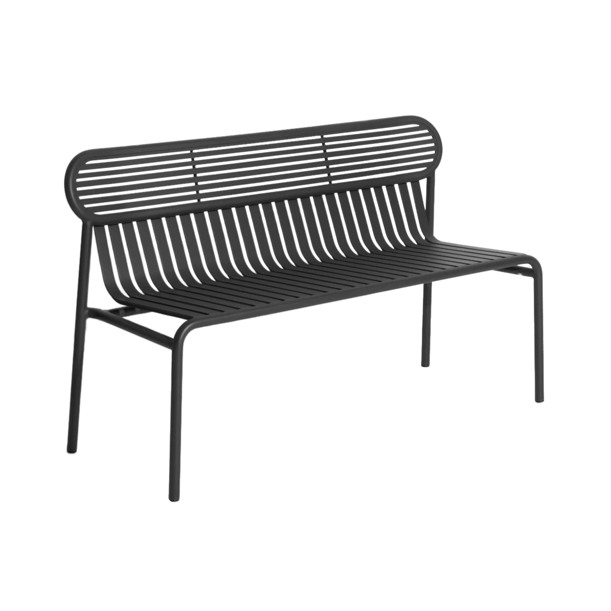 Week-End Garden Stacking Bench: Black