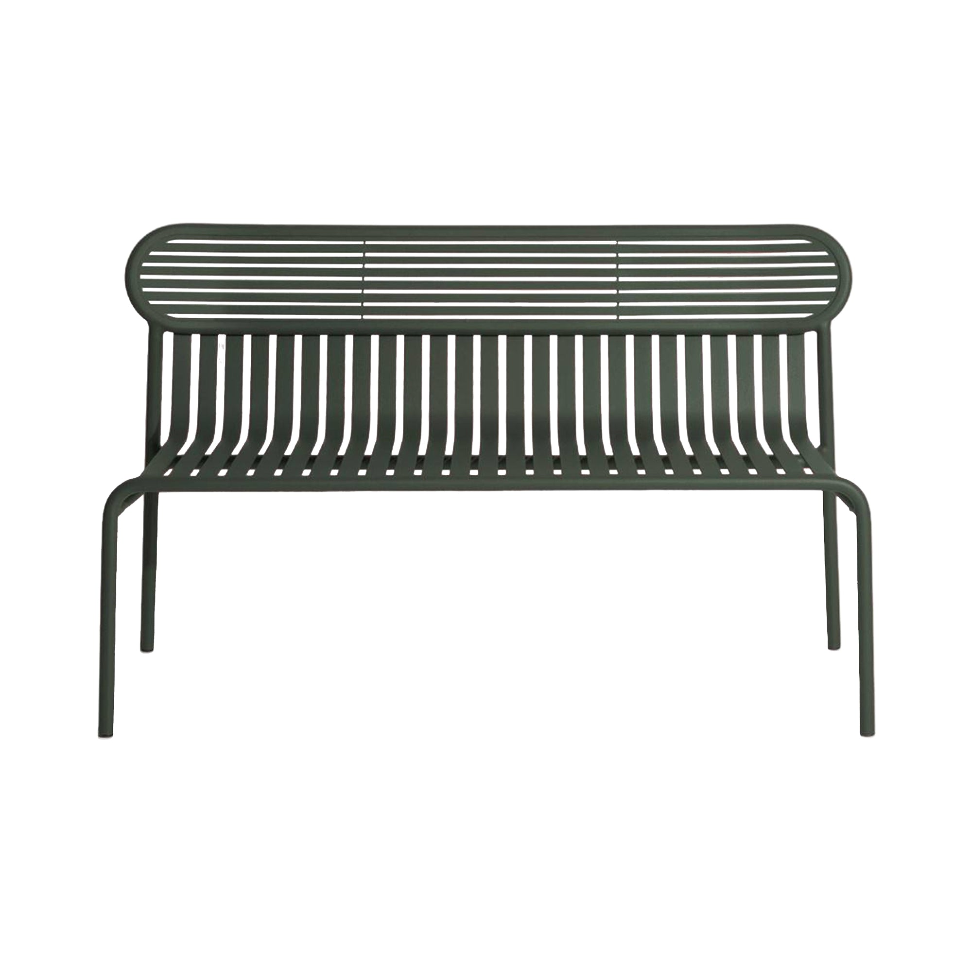 Week-End Garden Bench: Glass Green