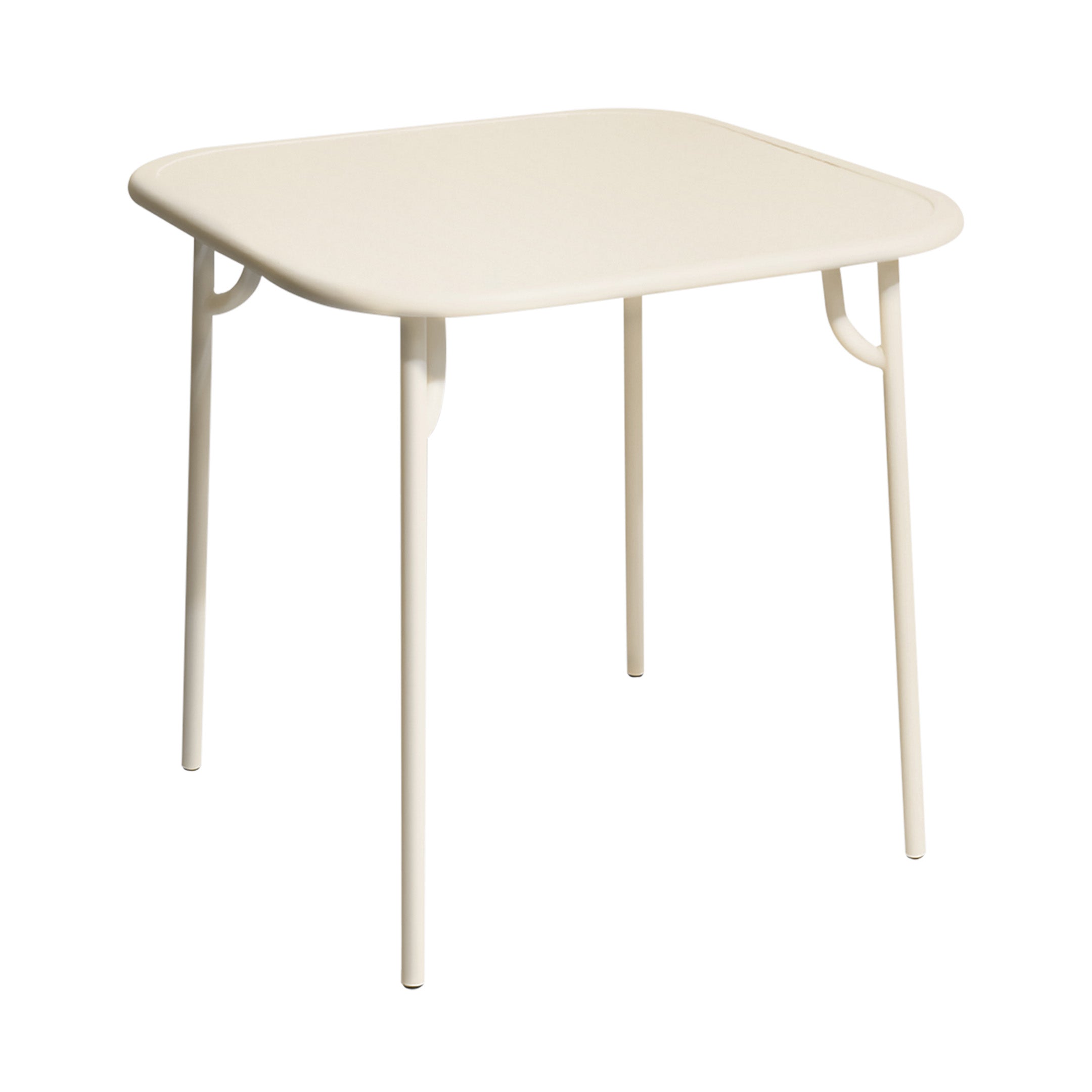 Week-End Square Dining Table: Ivory