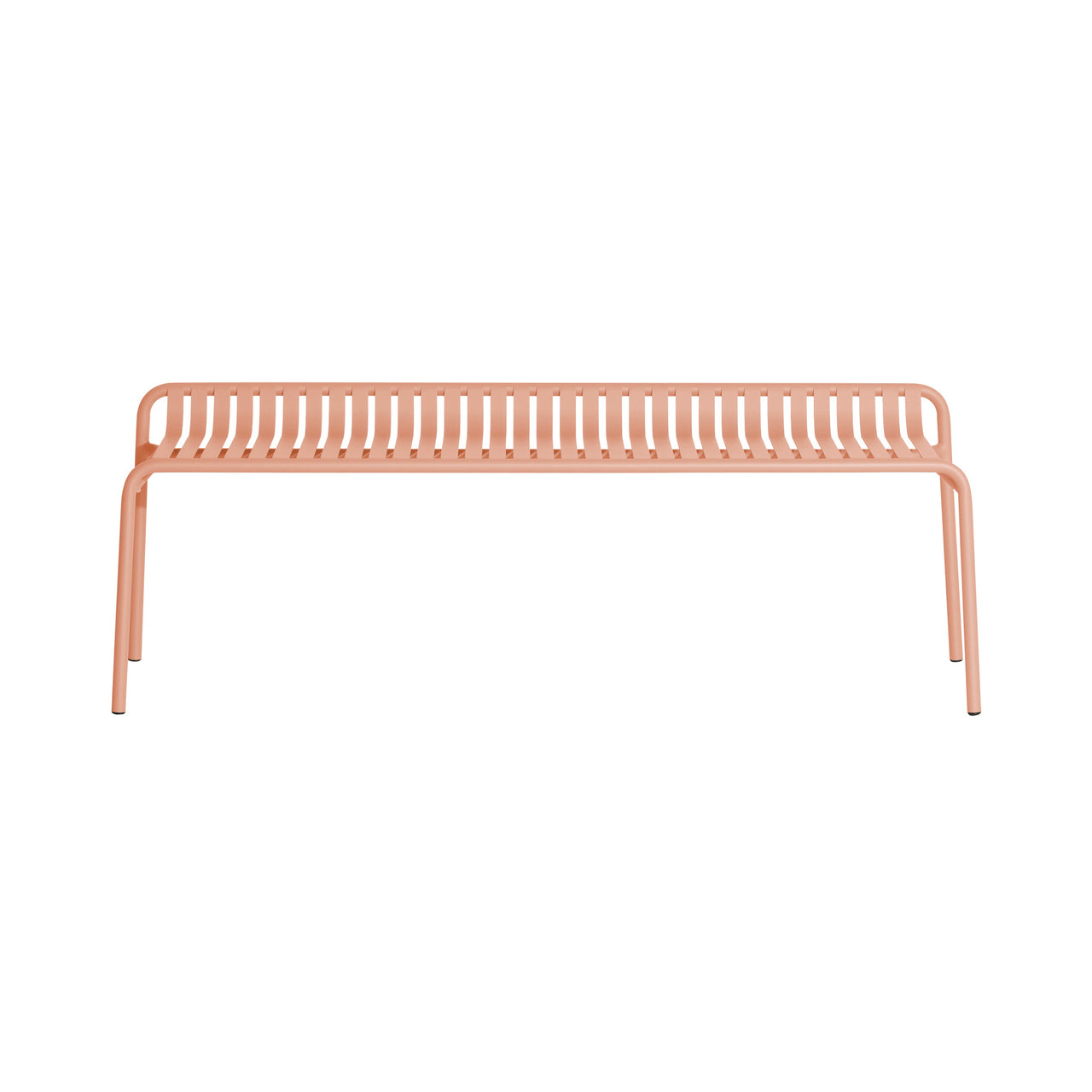 Week-End Garden Bench without Back: Blush