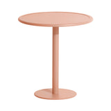 Week-End Bistro Table: Round + Blush