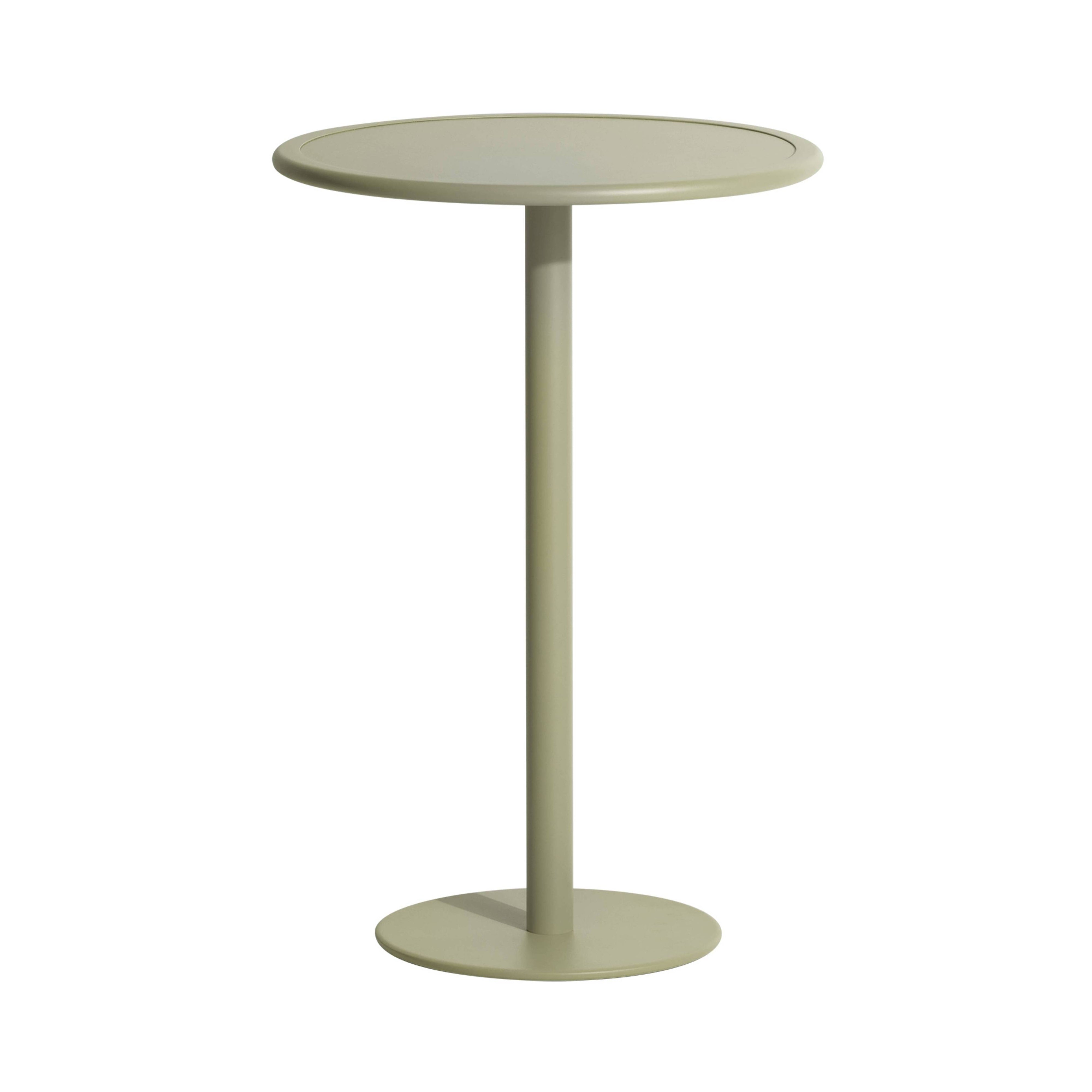 Week-End Bistro High Table: Round + Jade Green